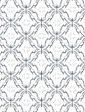 Gray Lattice Arabesque Medallion Rug