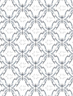 Gray Lattice Arabesque Medallion Rug