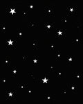Dark Night Sky Scattered Stars Rug