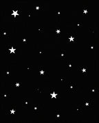 Dark Night Sky Scattered Stars Rug