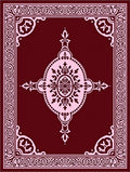 Crimson Pink Ornate Medallion Rug