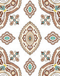 Earth Tones Medallion Arabesque Rug