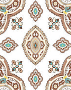 Earth Tones Medallion Arabesque Rug