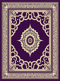 Ornate Plum Mandala Jewel Rug