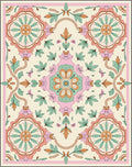 Tender Blossom Jewel Tone Medallion Rug