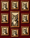 Gallery of Cats Portrait Rug