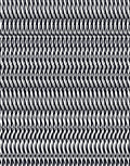Monochrome Black White Abstract Waves Rug