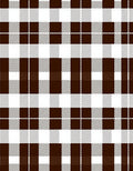 Brown White Plaid Buffalo Check Rug