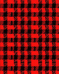 Red Black Buffalo Check Texture Rug