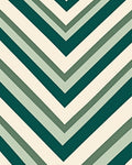 Deep Teal Chevron Stripe Rug