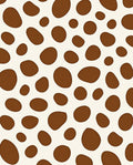 Brown Cream Irregular Dot Rug