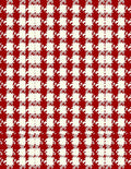 Classic Red Houndstooth Check Rug