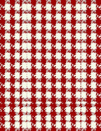 Classic Red Houndstooth Check Rug