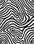 Bold Black and White Animal Print Rug