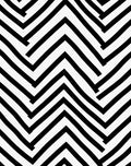 Sharp Black White Chevron Slat Rug