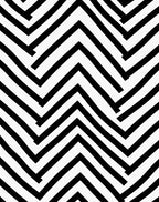Sharp Black White Chevron Slat Rug