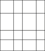 Bold Abstract Grid Squares Rug