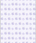 Pale Lavender Watercolor Floral Array Rug