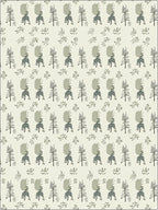 Botanical Twig Blossom Cream Rug