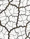 Cracked Earth Gold Veined Surface Rug