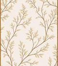Golden Branch Leafy Vine Rug