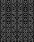 Charcoal Gray Sculptural Damask Repeats Rug