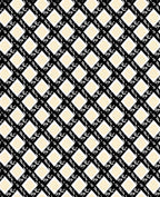 Black White Diamond Lattice Rug