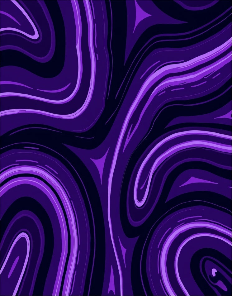 Deep Purple Swirl Agate Rug