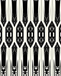 Black and Ivory Architectural Arch Rug