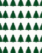 Deep Forest Evergreen Tree Repeating Rug