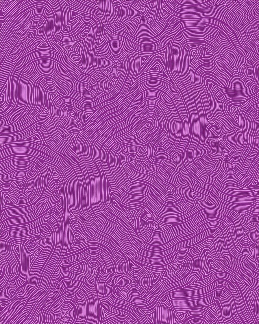 Amethyst Swirl Wave Triangles Rug