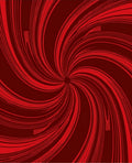 Crimson Red Swirl Kinetic Rug