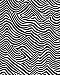 Abstract Black White Optical Illusion Rug