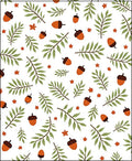 Autumn Acorn Leaf Scatter Rug