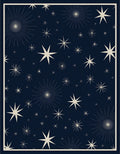 Midnight Starburst Scatter Rug