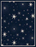Midnight Starburst Scatter Rug