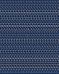 Navajo Blue Geometric Border Rug