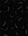 Dark Gray Abstract Organic Shapes Rug