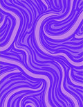 Vibrant Purple Swirls Abstract Rug