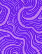 Vibrant Purple Swirls Abstract Rug