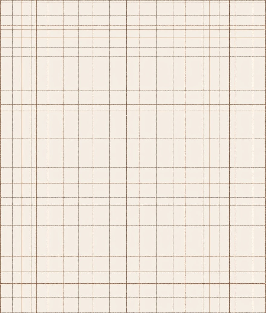 Cream Tan Classic Plaid Rug