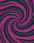 Vibrant Magenta Swirl Abstract Rug
