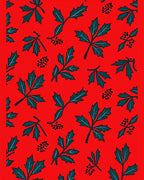 Bold Red Holly Berry Collection Rug