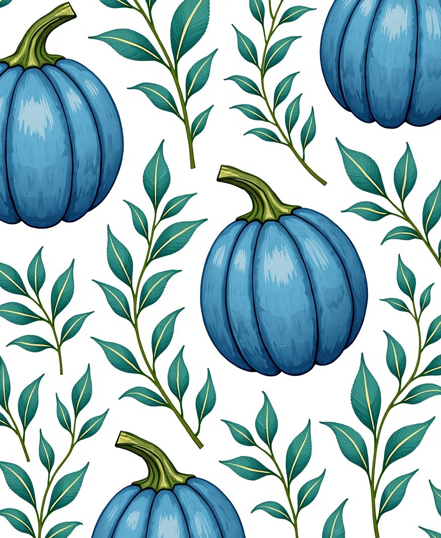 Blue Pumpkin Branch Medley Rug