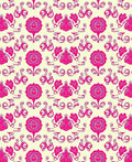 Vibrant Rose Vine Arrangement Rug