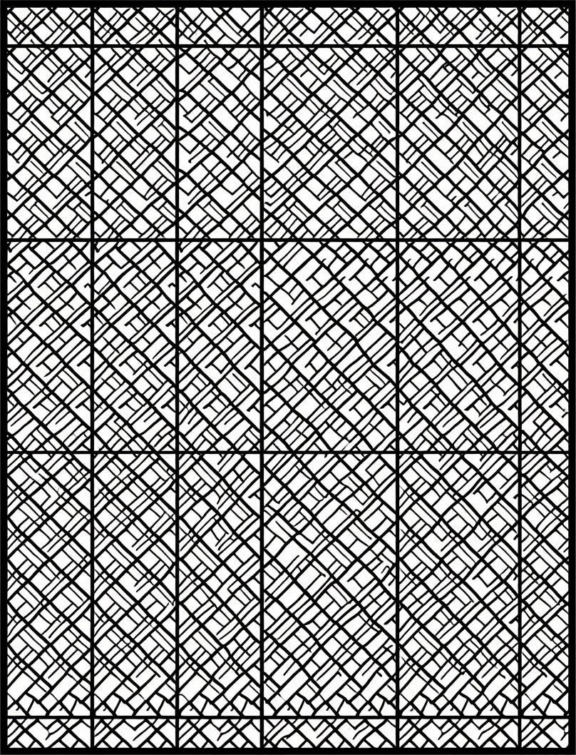 Monochromatic Intersecting Lines Grid Rug