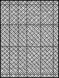 Monochromatic Intersecting Lines Grid Rug