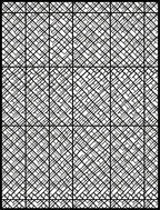Monochromatic Intersecting Lines Grid Rug