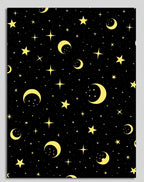 Golden Moon And Starry Night Rug