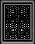 Black White Folk Art Figures Rug